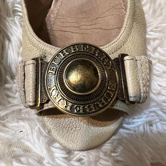 Burberry leather peep ballerina size US6.5 - Picture 13 of 13